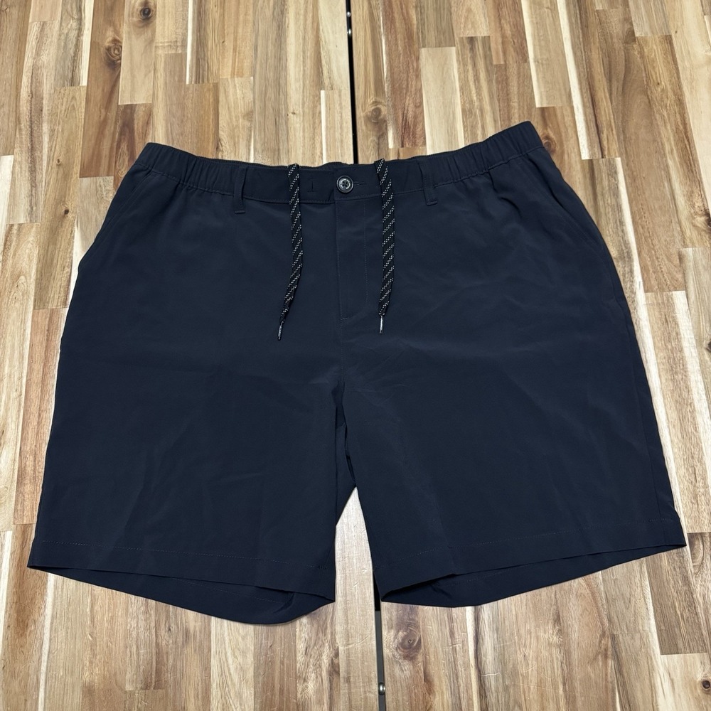 Chubbies Everywhere Shorts Mens 2XL Black Performance Stretch Drawstring 9" Golf